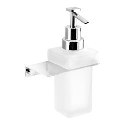 Secret Bath. Modern Wall soap dispenser. Sidney Collection. - Soap & Lotion Dispensers