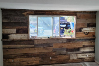 Mountain style bedroom photo in Other