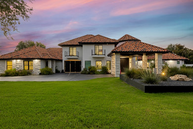 Inspiration for a modern exterior home remodel in Austin