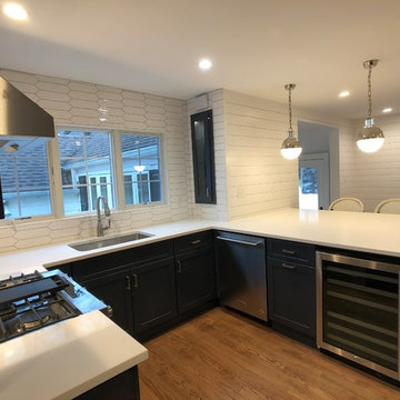 Kitchen Renovation With A Massive Peninsula