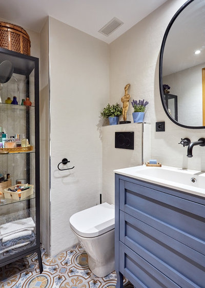 Houzz te ayuda: Cómo reformar dos baños pequeños en la misma casa