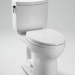 Toto Drake II 1G Elongated ADA Two Piece Toilet With SanaGloss 1.0 GPF CST454CUF - Bath Products