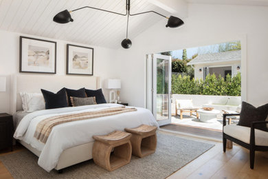 Inspiration for a contemporary bedroom in Santa Barbara.
