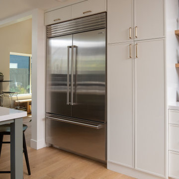 A Soft Sage & Graphite Kitchen