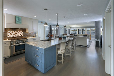 Kitchen - transitional kitchen idea in Grand Rapids