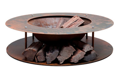Wood Store Fire Pit