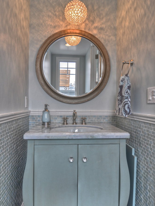 powder room tile ideas, pictures, remodel and decor