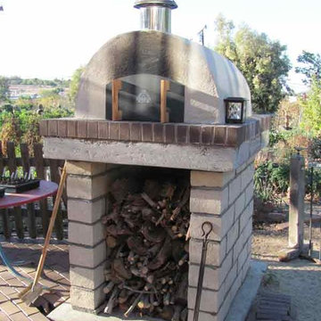 The Gehley Family Wood Fired Brick Pizza Oven in California