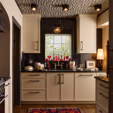 Designer's Kitchen with Two Toned Cabinets