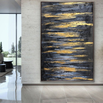 Shiny 48x36 inches Contemporary Art Large Modern Painting MADE TO ORDER