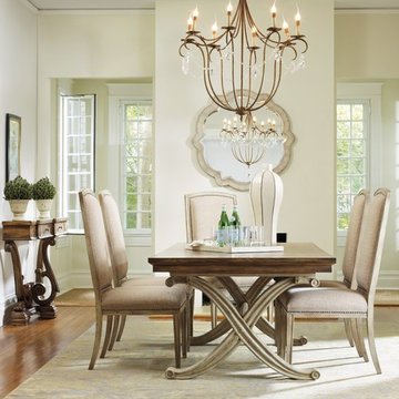 Hooker Furniture Sanctuary Collection Rectangle Dining Table-Dune/Amber Sands