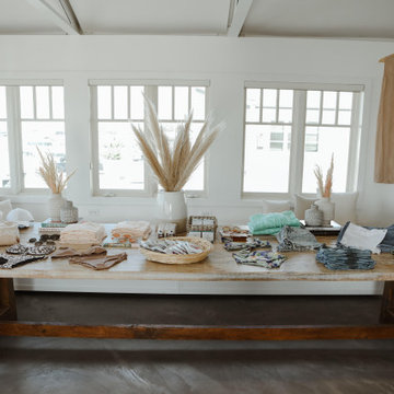 Glamour shot of the table and seats