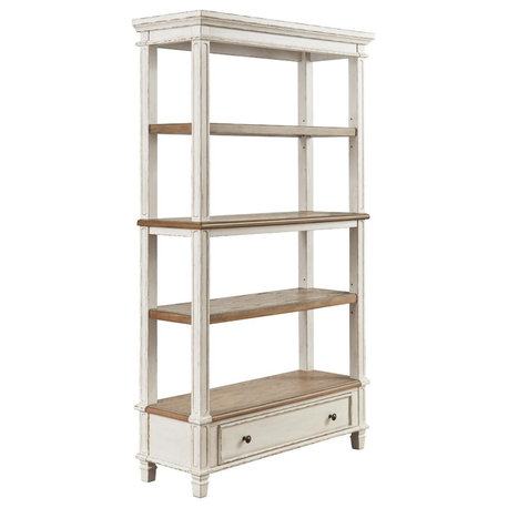 Realyn Two-tone Bookcase