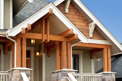 Example of an exterior home design in Vancouver
