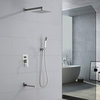 10" Shower System With Shower, Brushed Nickel