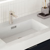 Boutique Bath Vanity, Black, 60", Single Sink, Wall Mount