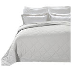 Down Home USA - Never Down Alternative Blanket, White, Twin - Featuring a diamond stitch design, this comforter adds a stylish touch to any bed in your home. Lightweight down-alternative comfort across your bed using this cushy blanket. Never Down Down Alternative Blanket is available in various colors and sizes twin to king. 100% polyester. Machine washable for easy care.