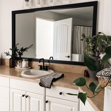 Meade Black Framed Mirror
