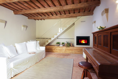 Design ideas for a country living room in Florence.