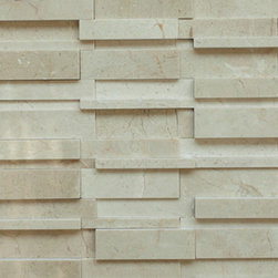 Crema Marfil Random Pattern Stone Tile Mosaics - Home Accessories & Decor