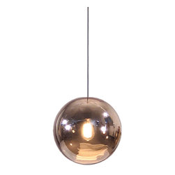 Cultivate Design Co - Copper Glass Bowl Light - ペンダントライト