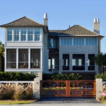 Sullivans Island Home with Great Outdoor Living Spaces - Front View