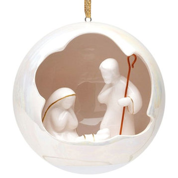 Holy Family Heavenly North Star Christmas Tree Ornament Porcelain