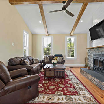 Historic Fairfax Farmhouse Receives Hearth Room and Garage/In-Law SuiteAddition