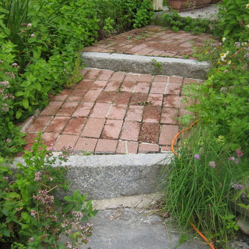 Fieldstone Retaining Walls w/ Bluestone Treads and Landings