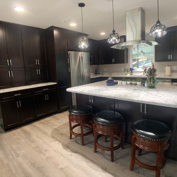 Espresso Shaker Kitchen Remodel