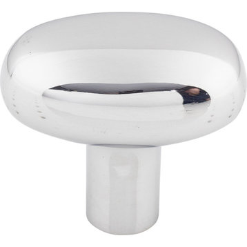 Top Knobs M2072 Small 1-9/16 Inch Oval Cabinet Knob - Polished Chrome