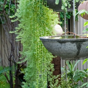 hanging pot garden