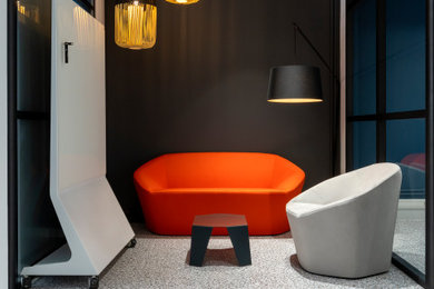 Cette photo montre une maison tendance.