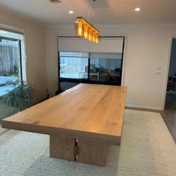 Crafting Po's Dream Timber Dining Table - Dining Tables
