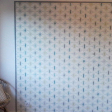 Chambre d'amis vintage-scandinave