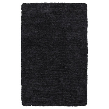 Rizzy Home Commons CO8368 Gray Solid Area Rug, Rectangular 3'6" x 5'6"