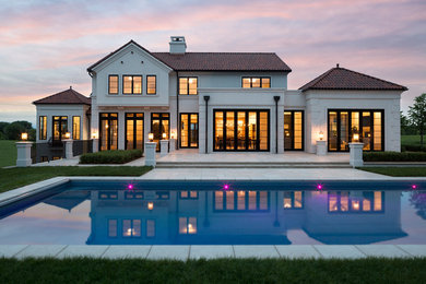 Mediterranean exterior home idea in Minneapolis
