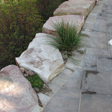 Pool, paver pool deck, custom bar: Outdoor Living in Indiana