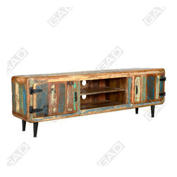 ELONGATED RECLAIMED WOOD PLAZMA - RECLAIMED WOOD FURNITURE - Home Office Furniture