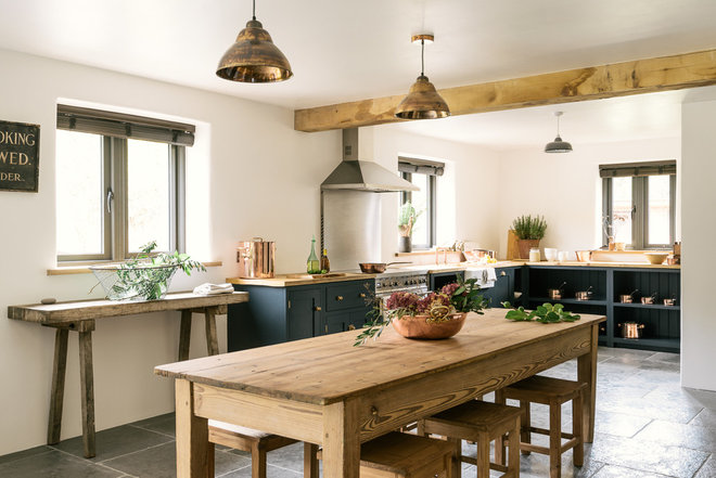 Farmhouse Kitchen by deVOL Kitchens