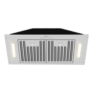 30''/36" Insert/Built-in Range Hood With Lights and Filters, 3-Speeds 600CFM, Wa