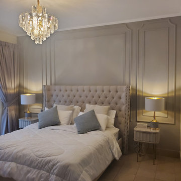 Cozy apartment shabby chic modern style