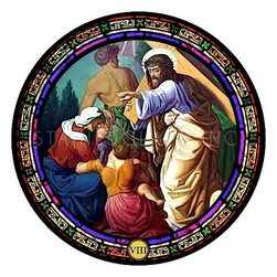 Panel#10025 / Station 8: Jesus Meets the Women of Jerusalem - Windows And Doors