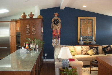 Living room photo in Seattle