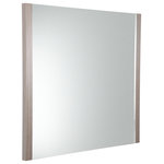 Fresca - Torino Mirror, Gray Oak, 32" - Sleek and modern, the Fresca Torino Mirror breathes new life into bathroom decor. The moment you hang this gorgeous rectangular mirror in your home, everyone will want to know where you got it. This stunning mirror has a contemporary design and a beautiful Gray Oak finish that will complement any bathroom. The glass is recessed into a unique frame that hugs the mirror along the sides. Both the top and bottom are frameless, causing the mirror to reflect additional light, while creating the illusion of a brighter, more spacious environment. It measures 32 in width.