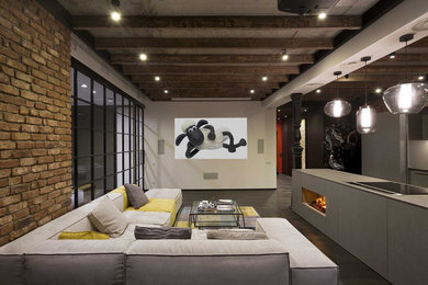Living room - modern living room idea in Other