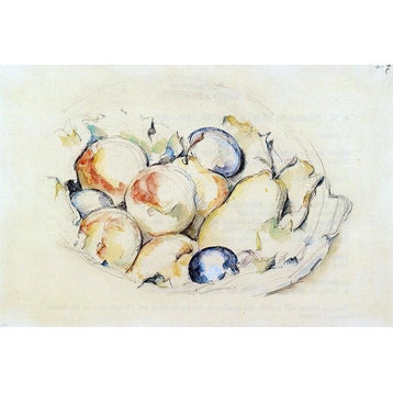 Paul Cezanne Fruits, 18"x27" Wall Decal