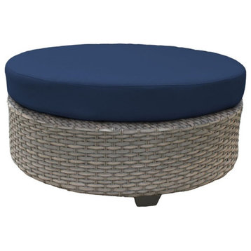Florence Round Coffee Table in Navy
