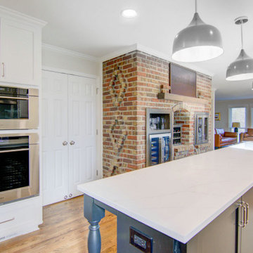 Modern Rustic Farmhouse Kitchen + Mudroom + Bathroom Remodel