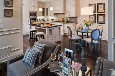 Inspiration for a contemporary kitchen remodel in Toronto